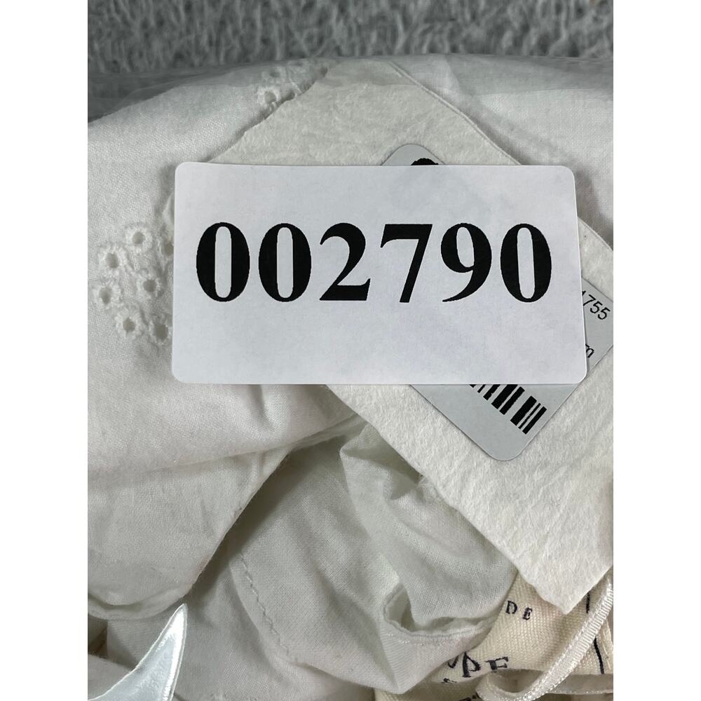 Hope & Henry Dress Women 8 White Boho Cottagecore Eyelet Lace Sleeveless NWT - Picture 8 of 8